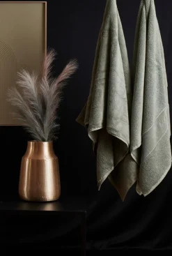 Luin Living Organic Elegance jättipyyhe 100x150cm ash green