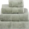 Luin Living Organic Elegance kasvopyyhe 30x50cm ash green