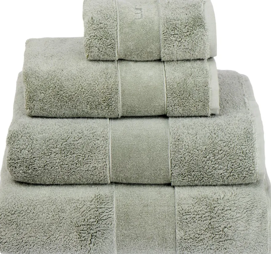 Luin Living Organic Elegance käsipyyhe 50x80cm ash green
