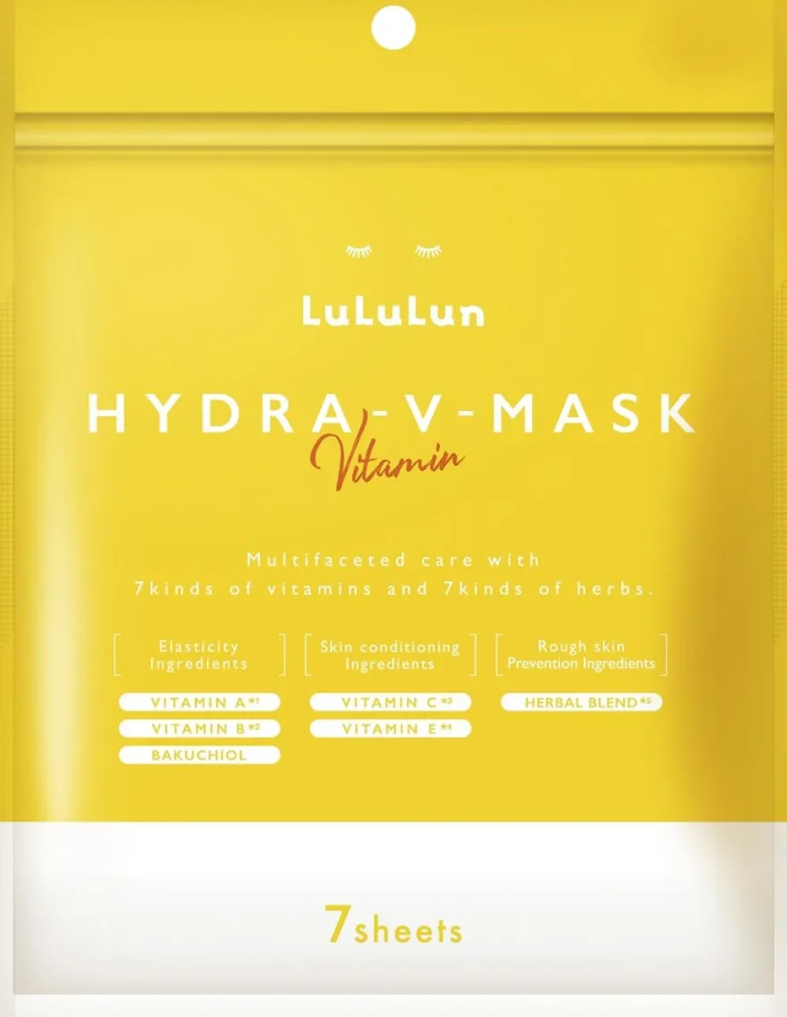 LuLuLun Hydra V-Mask Vitamin Sheet Mask 7-pack kangasnaamio 7kpl