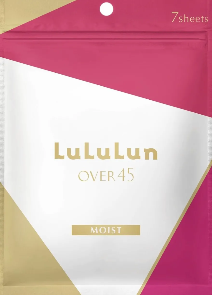 LuLuLun Over 45 Moist Sheet Mask 7-pack tehokosteuttava ja napakoittava kangasnaamio 7 kpl