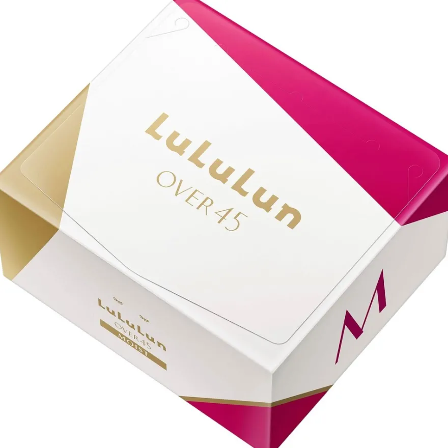 LuLuLun Over 45 Moist Sheet Mask 32-pack tehokosteuttava ja napakoittava kangasnaamio 32 kpl