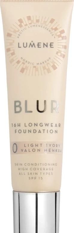 Lumene Blur Pitkäkestoinen meikkivoide SK15 0 Valon hehkua 30ml