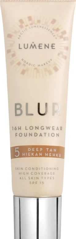 Lumene Blur Pitkäkestoinen meikkivoide SK15 5 Hiekan hehku 30ml