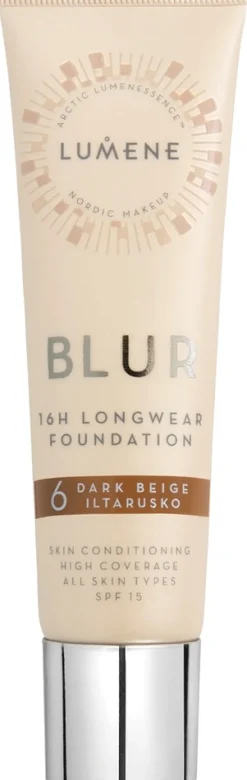 Lumene Blur Pitkäkestoinen meikkivoide SK15 6 Iltarusko 30ml