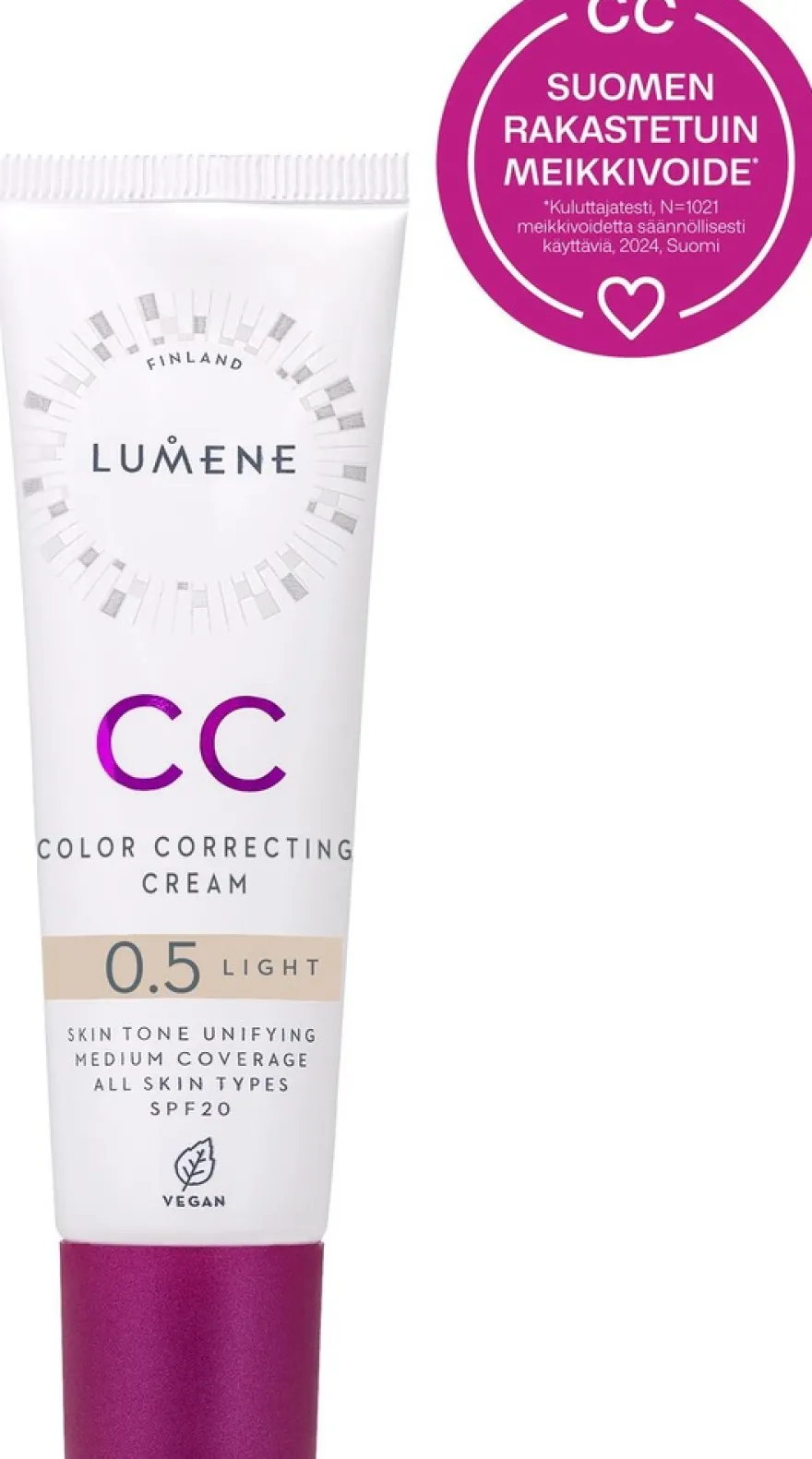 Lumene CC Color Correcting Meikkivoide SK20 0.5 Light 30 ml