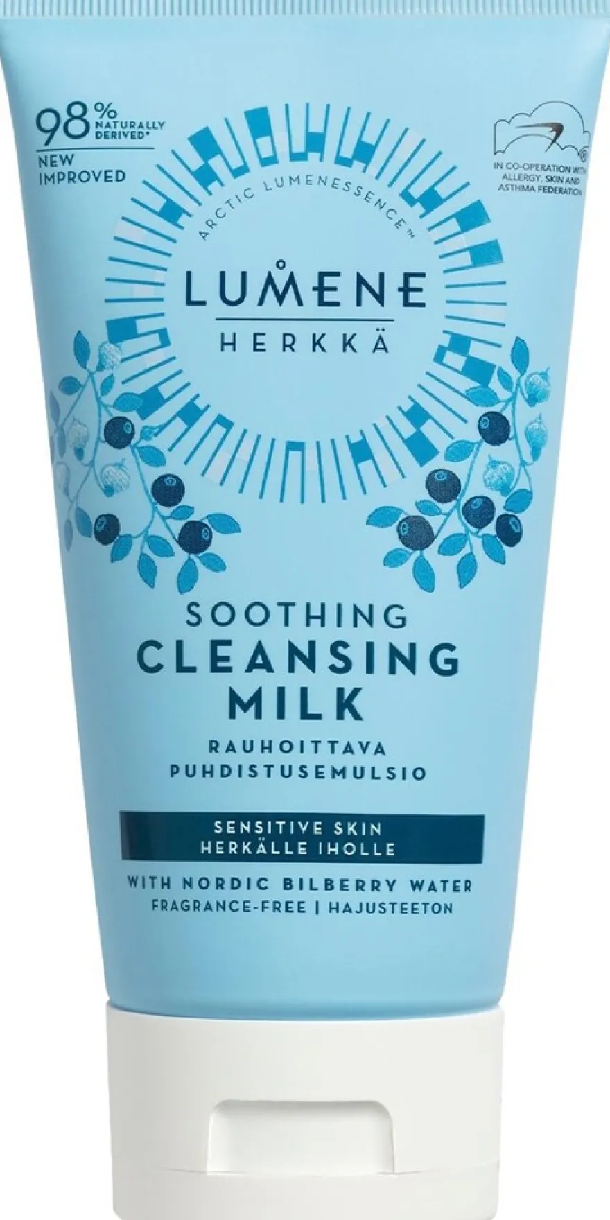 Lumene HERKKÄ Rauhoittava puhdistusemulsio 150ml