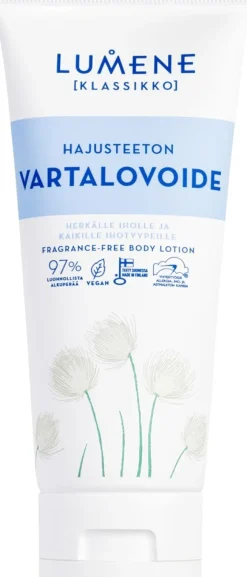 Lumene KLASSIKKO Hajusteeton vartalovoide 200 ml