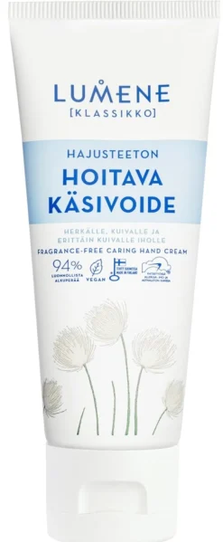 Lumene KLASSIKKO Hajusteeton hoitava käsivoide 100 ml