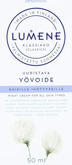 Lumene KLASSIKKO Uudistava yövoide 50ml