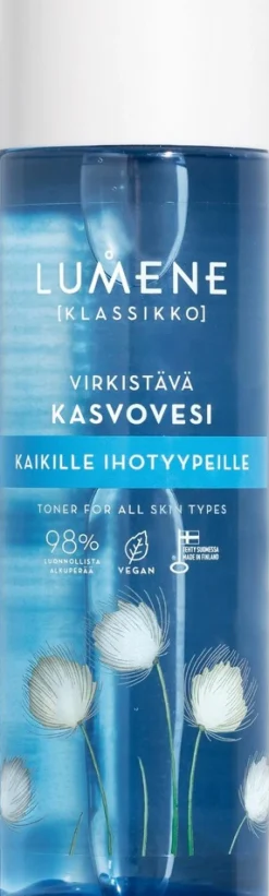 Lumene KLASSIKKO Virkistävä kasvovesi kaikille ihotyypeille 200ml