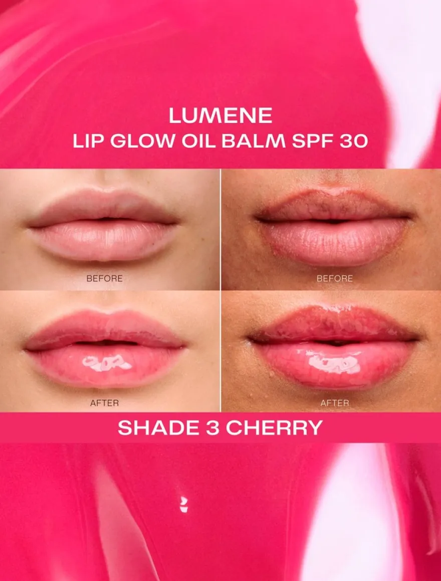 Lumene Lip Glow huuliöljy SPF30 2 Marshmallow 10 ml