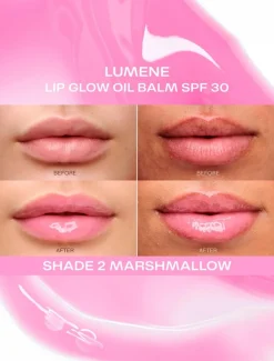 Lumene Lip Glow huuliöljy SPF30 2 Marshmallow 10 ml