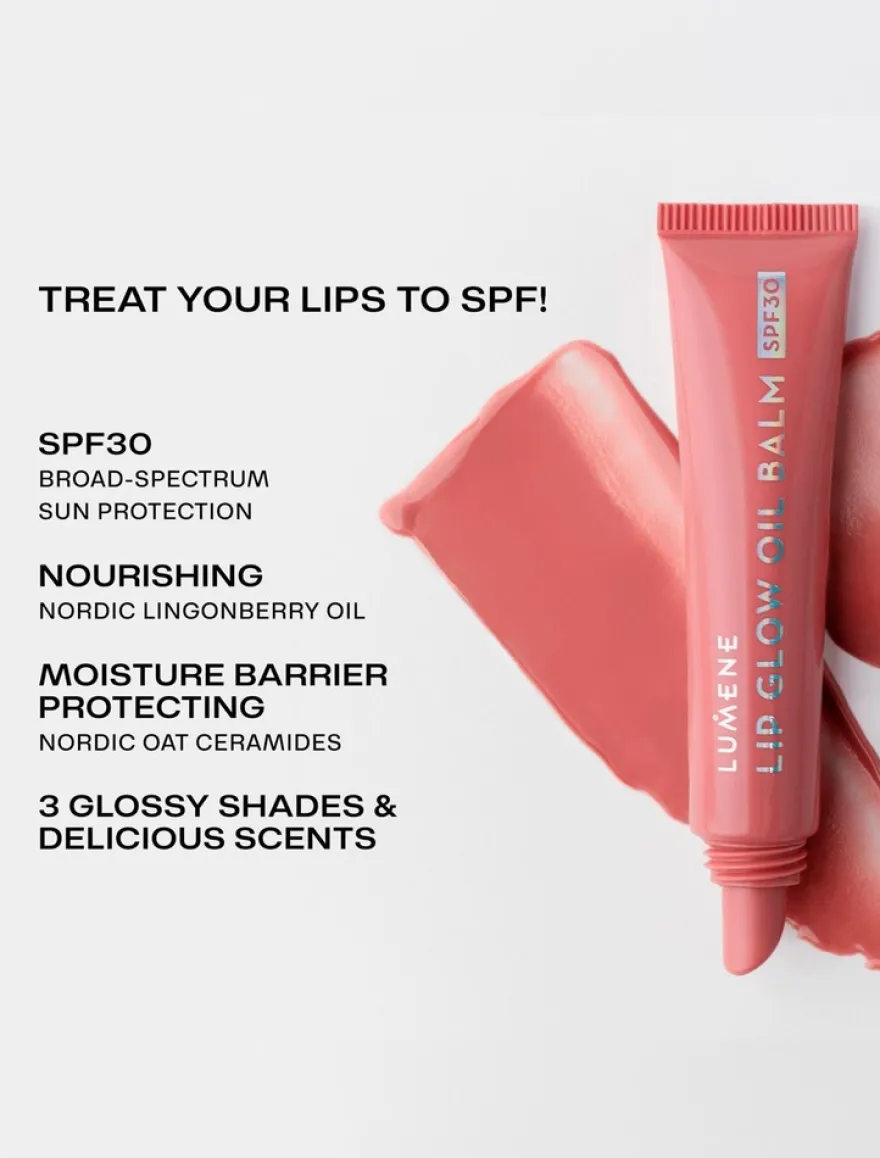 Lumene Lip Glow huuliöljy SPF30 2 Marshmallow 10 ml