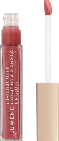Lumene Luminous Shine Kosteuttava & täyteläistävä huulikiilto 4 Peach Pink 5 ml