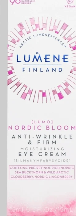 Lumene LUMO Silottava & kiinteyttävä silmänympärysvoide 15 ml