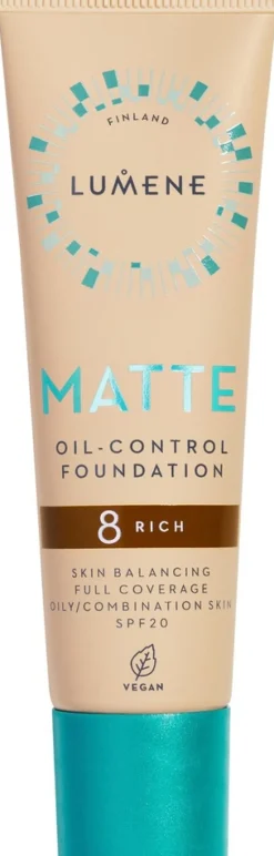 Lumene Matte Oil-control Mattameikkivoide SPF20 0 Light Ivory 30 ml