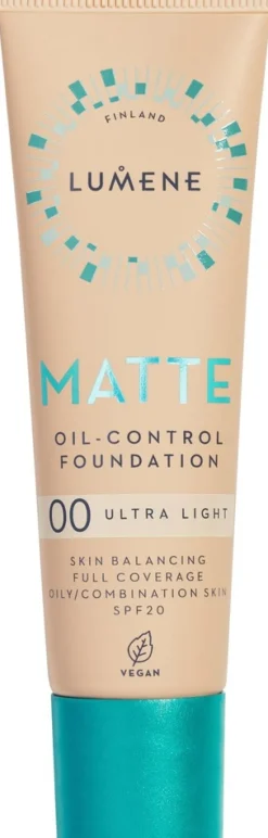 Lumene Matte Oil-control Mattameikkivoide SPF20 0 Light Ivory 30 ml