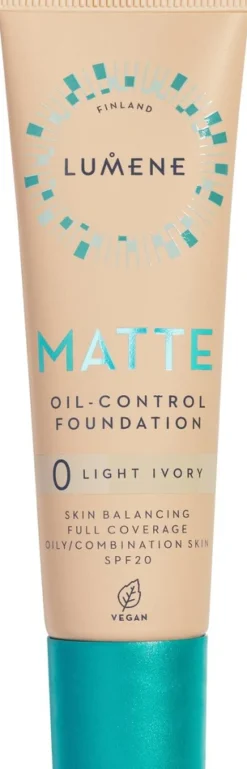 Lumene Matte Oil-control Mattameikkivoide SPF20 0 Light Ivory 30 ml