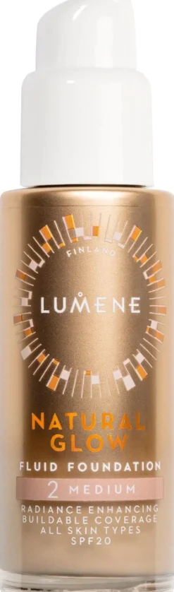 Lumene Natural Glow Heleyttävä meikkivoide SK20 2 Medium 30 ml