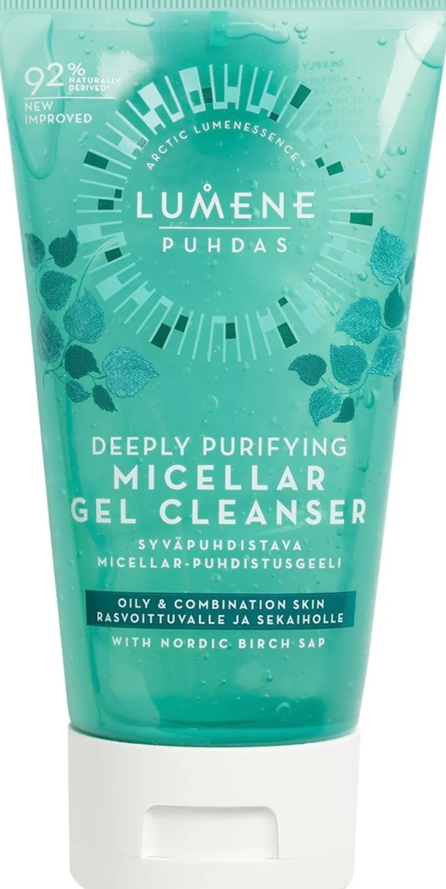 Lumene PUHDAS Syväpuhdistava micellar-puhdistusgeeli 150ml