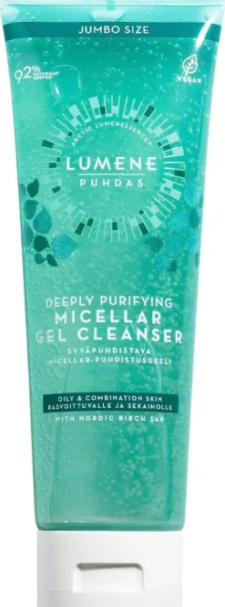 Lumene PUHDAS Syväpuhdistava micellar-puhdistusgeeli 250ml