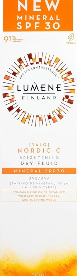 Lumene VALO Kirkastava päivävoide mineraali sk 30 50 ml