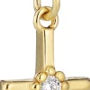Lumoava Daisy risti charm