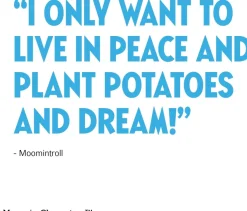 Lumoava Muumipeikko quote riipus