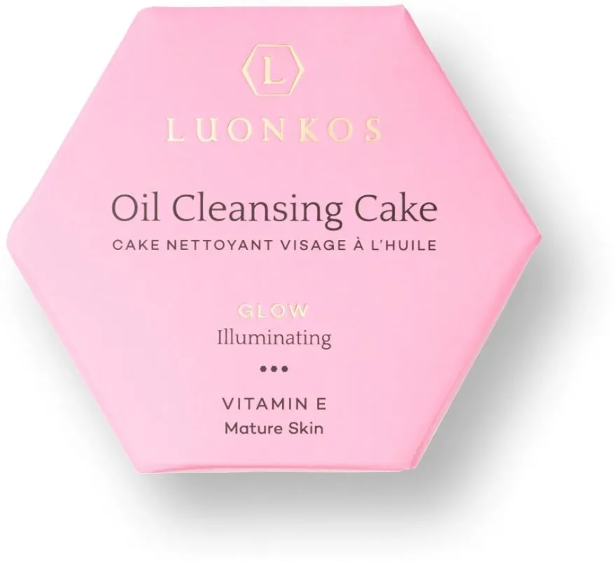Luonkos Glow öljypuhdistuskakku kasvoille 60 ml