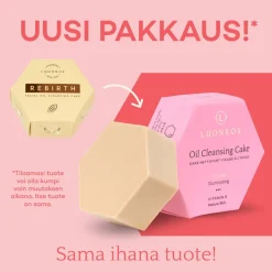Luonkos Glow öljypuhdistuskakku kasvoille 60 ml