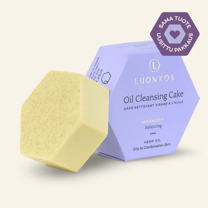 Luonkos Harmony öljypuhdistuskakku kasvoille 60 ml