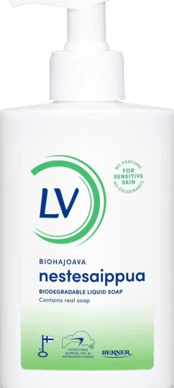 LV 300ml biohajoava Nestesaippua