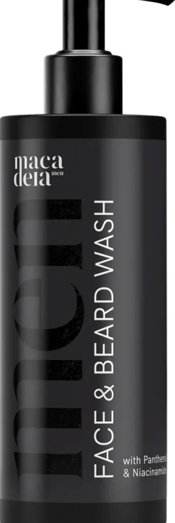 Macadeia Men face & beard wash 200ml Kasvojen ja parran puhdistusgeeli