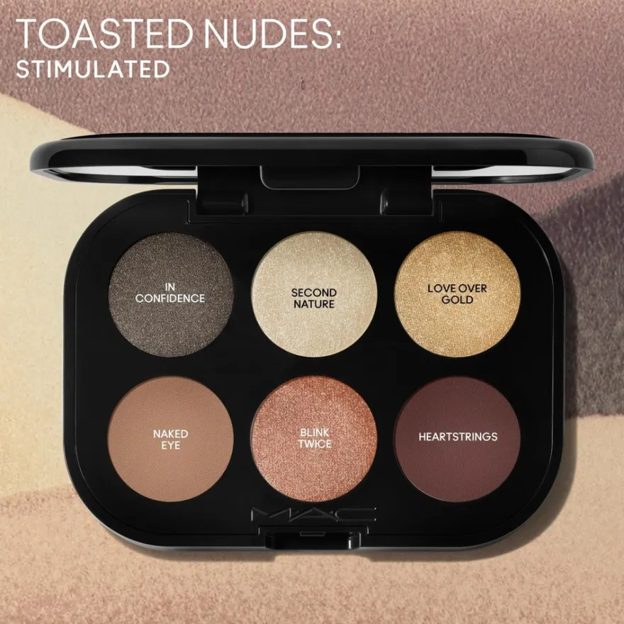 MAC Connect In Colour x6 Eye Shadow Palette luomiväripaletti 6,25 g