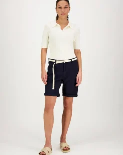 MAC Jeans chino shortsit vyöllä