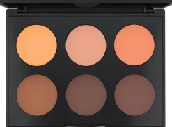 MAC StudFix Sculpt&Sha Contour Pal varjostus- ja kororstuspaletti kasvoille 14,4 g
