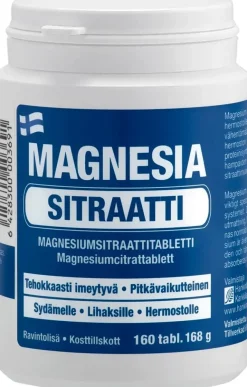 Magnesia Sitraatti magnesiumsitraattitabletti 160 tabl