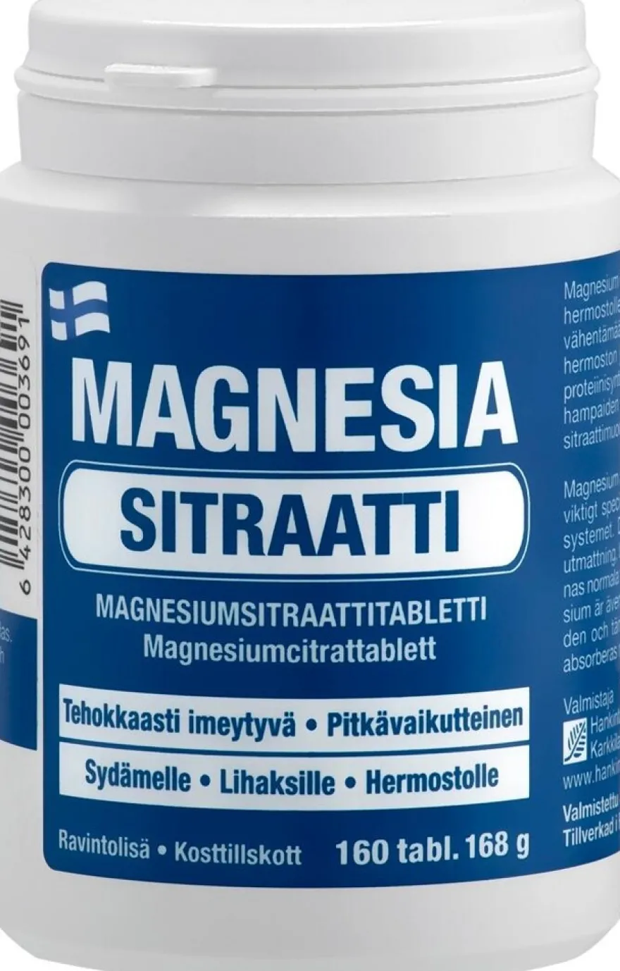 Magnesia Sitraatti magnesiumsitraattitabletti 160 tabl