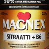 Magnex sitraatti + B6 150 tabl., magnesiumsitraatti-B6-vitamiinitabletti, kampanjapakkaus, Vitabalans