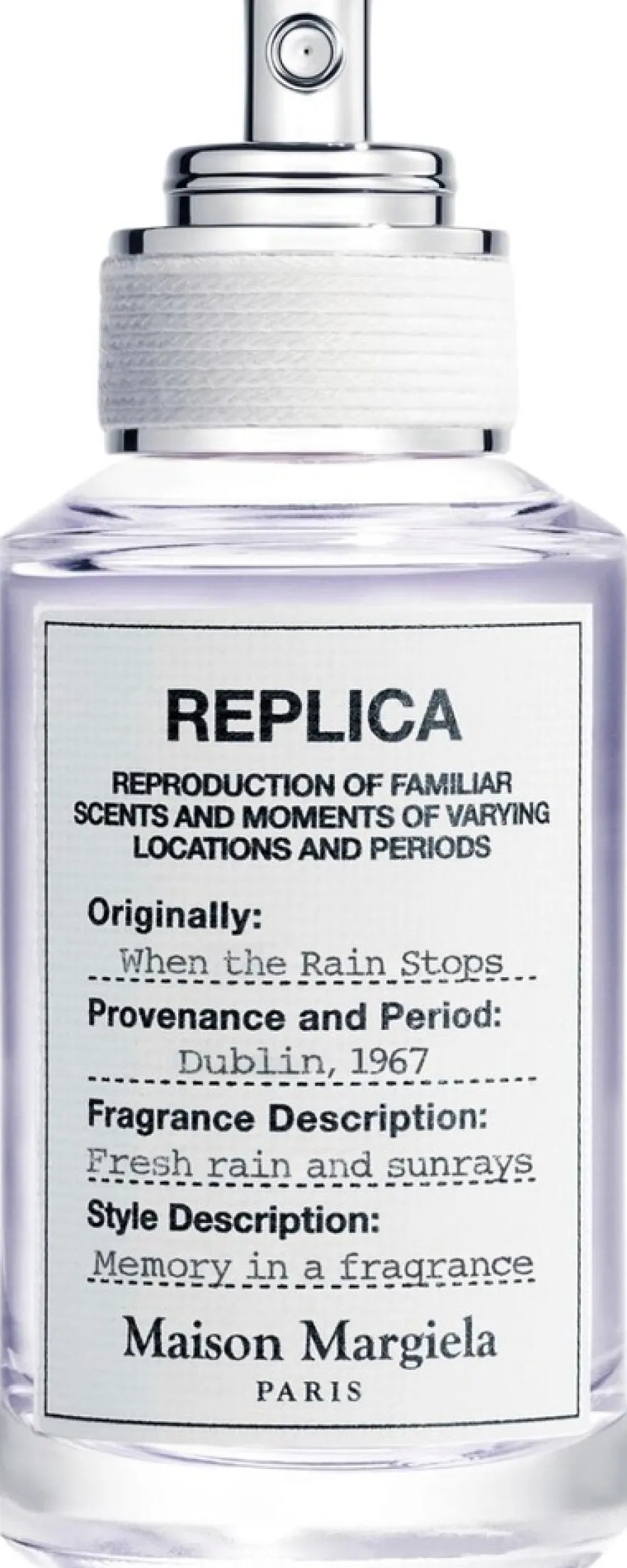Maison Margiela Replica When the Rain Stops Eau De Toilette tuoksu 30 ml