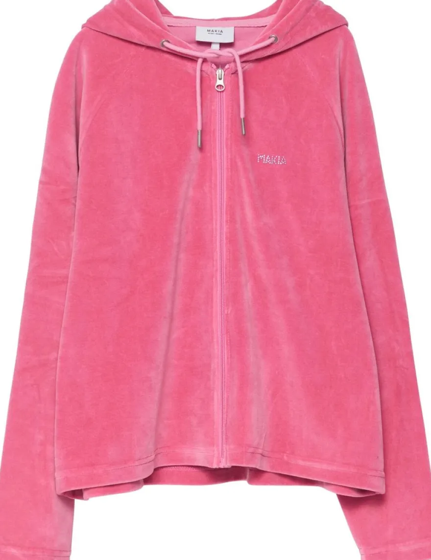 Makia Nylon Zip hupullinen collegepaita