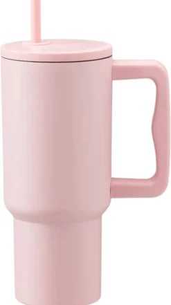 Maku Deal termosmuki pillillä 90 cl vaaleanpunainen