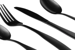 Maku ruokailuvälineet Basic mattamusta 16 kpl