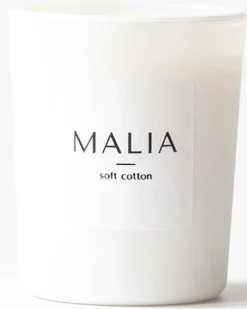 Malia Tuoksukynttilä Soft cotton 180g