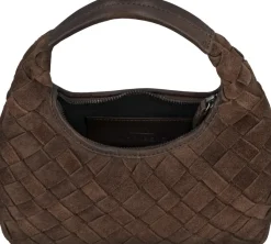 Markberg Hayma suede weave käsilaukku