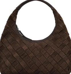 Markberg Hayma suede weave käsilaukku
