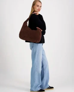 Markberg Samara suede olkalaukku