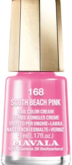 Mavala 5ml Nail Color Cream 168 South Beach Pink kynsilakka