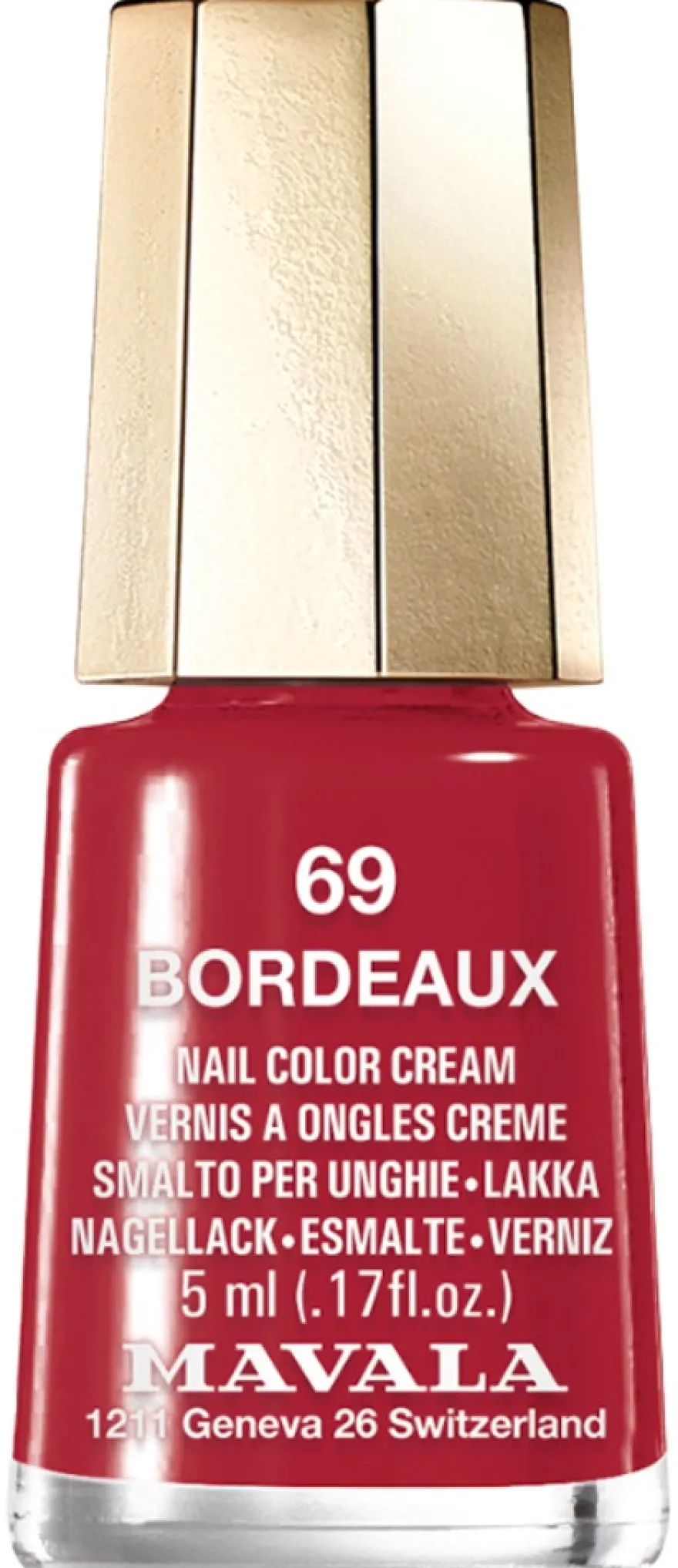 Mavala 5ml Nail Polish 69 Bordeaux kynsilakka